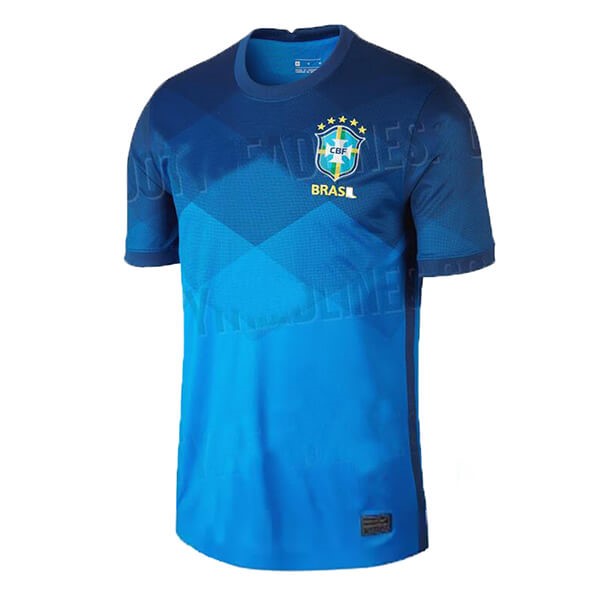 Tailandia Replicas Camiseta Brasil 2ª 2020 Azul
